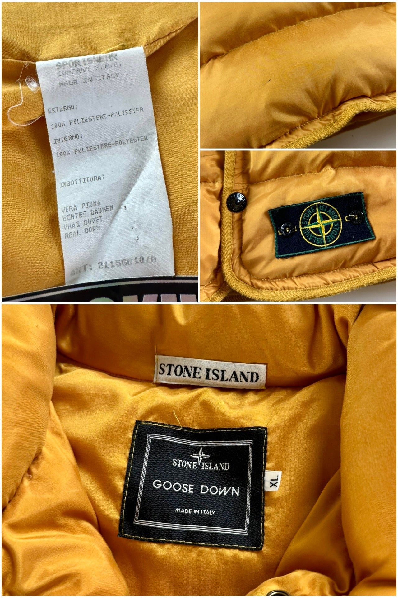 Stone Island 1994 Goose Down Puffer Vest [XL]