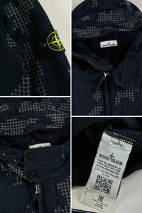 Stone Island 2017 Grid Camo Hoodie [L]