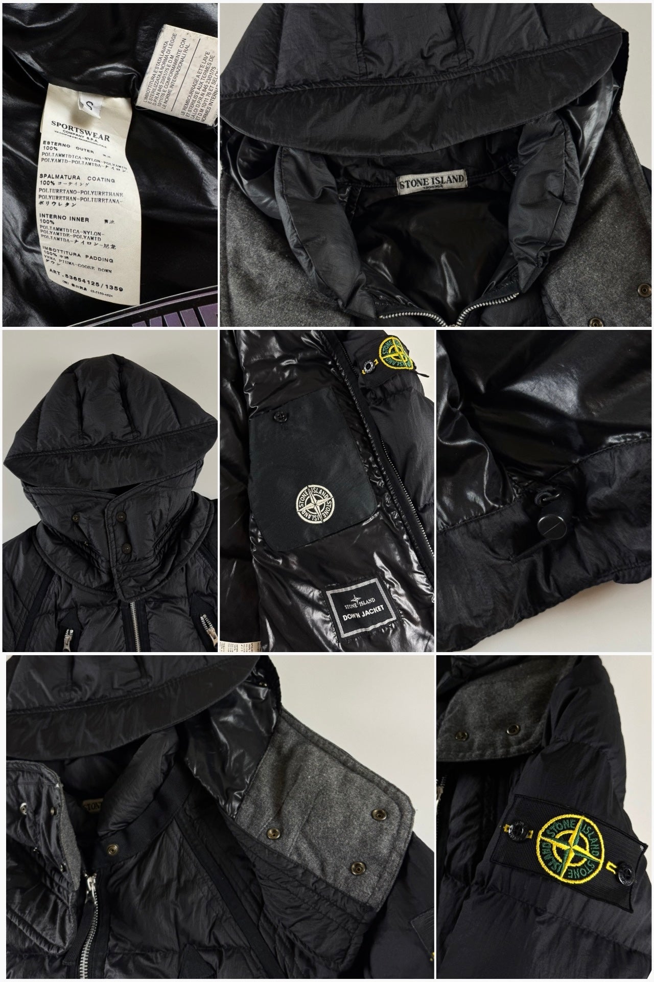 Mesh Badge Puffer Jacket