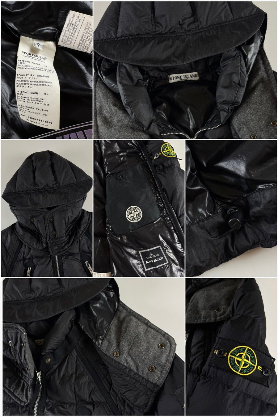 Stone Island AW 2010 Mesh Badge Puffer Jacket [S]