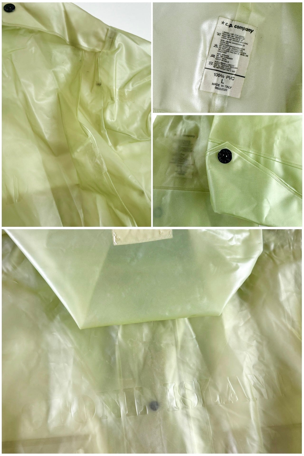 Stone Island 1986 100% PVC Multipocket Jacket [L]
