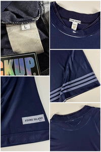 Stone Island 2000's Striped T-Shirt [L]