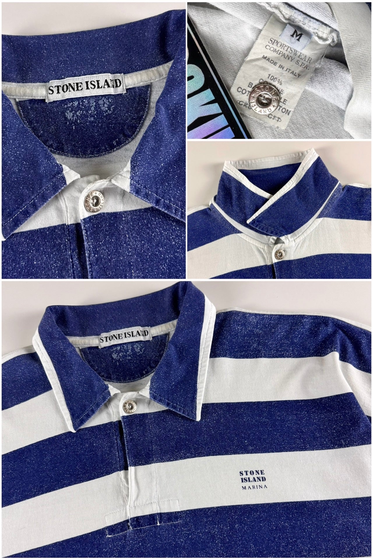 Stone Island 1980's Breton Marina Polo [M]