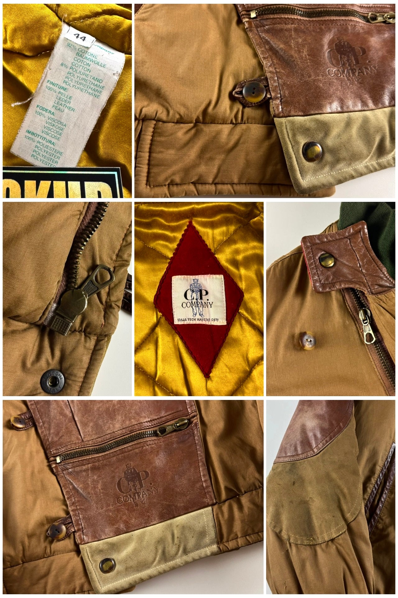C.P. Company 1980's Ideas by Massimo Leather Jacket [M]