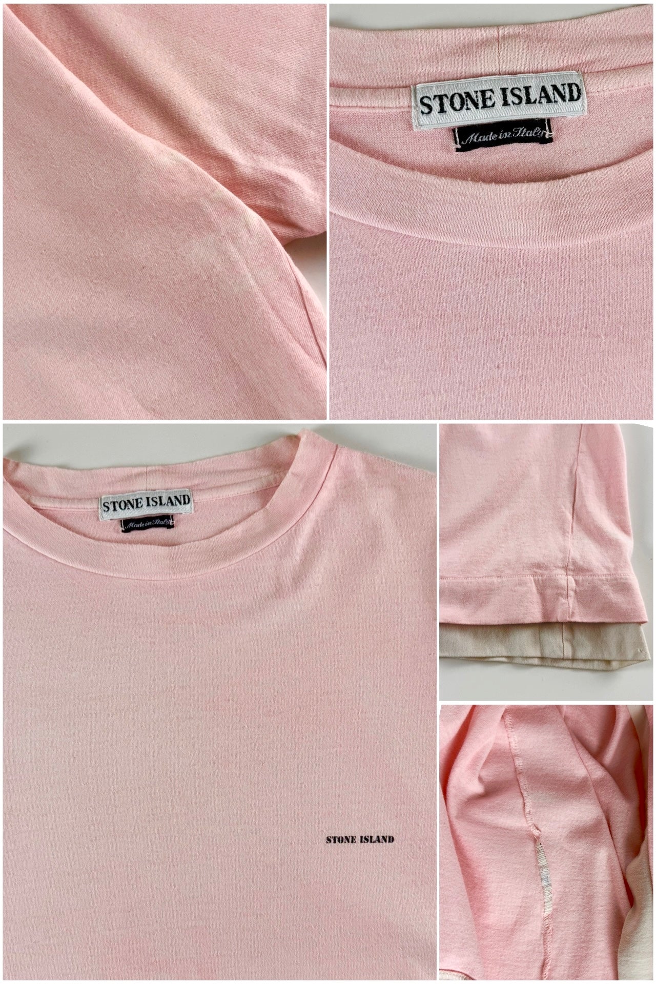 Stone Island 1990's Spellout T-Shirt [S]
