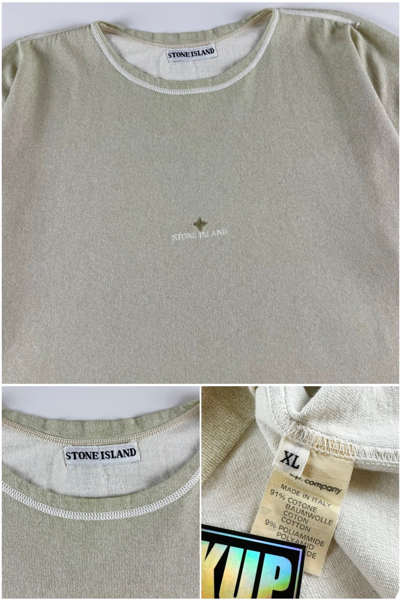 Stone Island 1980's Compass Logo T-Shirt [XL]
