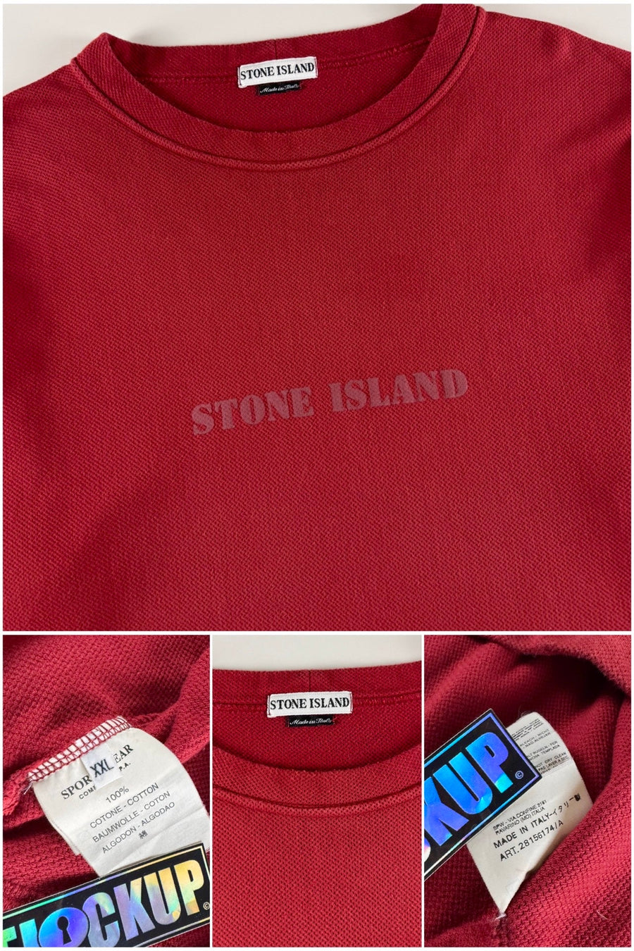 Stone Island SS 1998 Spellout Sweatshirt [XXL]