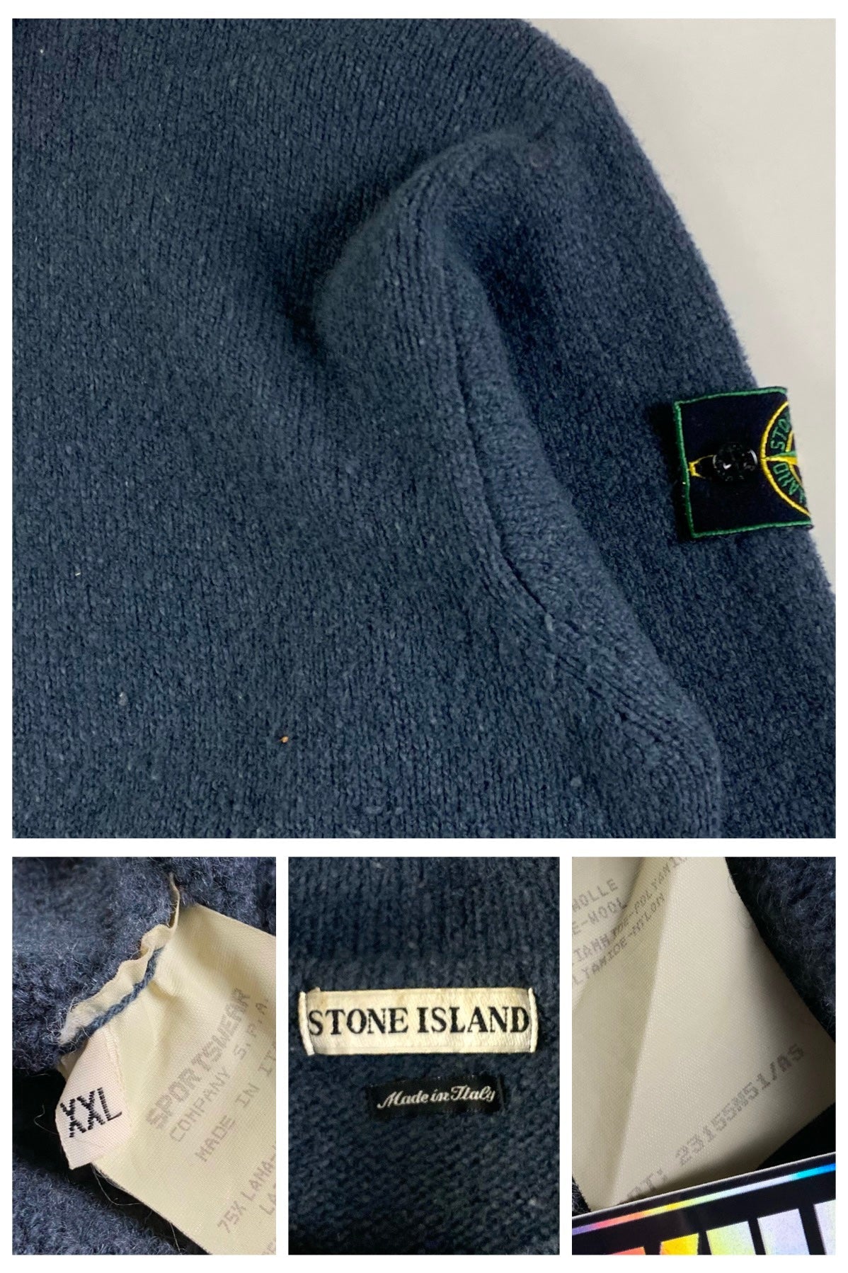 Stone Island 1996 Knitted Pullover Sweater [XXL]