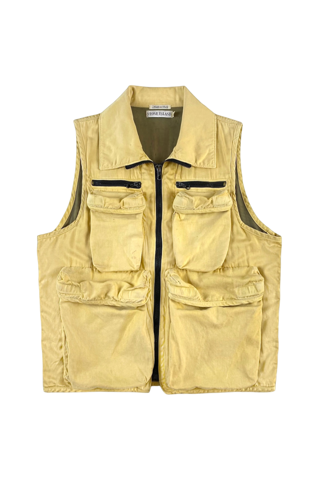 Stone Island 1995 Spalmatura Multipocket Parachute Gilet [M]