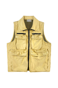 Stone Island 1995 Spalmatura Multipocket Parachute Gilet [M]