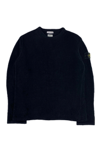 Stone Island 1990's Chenille Knitted Sweater [XL]