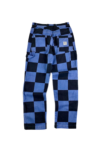 Stussy "Big Ol' Check" Patchwork Work Trousers [W30]