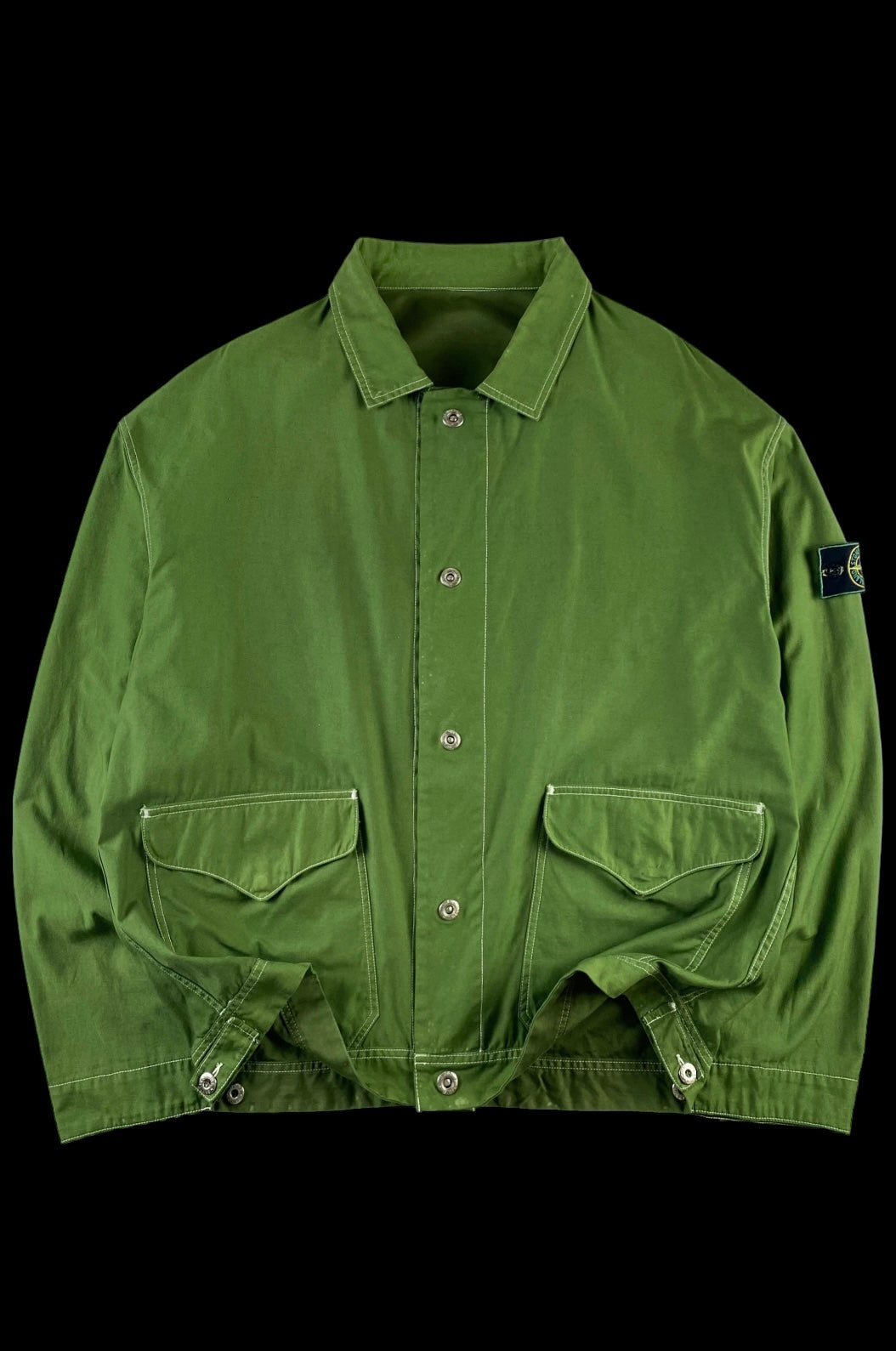 Stone Island 1990 Reversible Raso Gommato Jacket [XXL]
