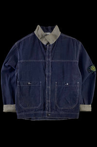 Stone Island 1986 Pigment Dyed Denim Carpenter Jacket [L]