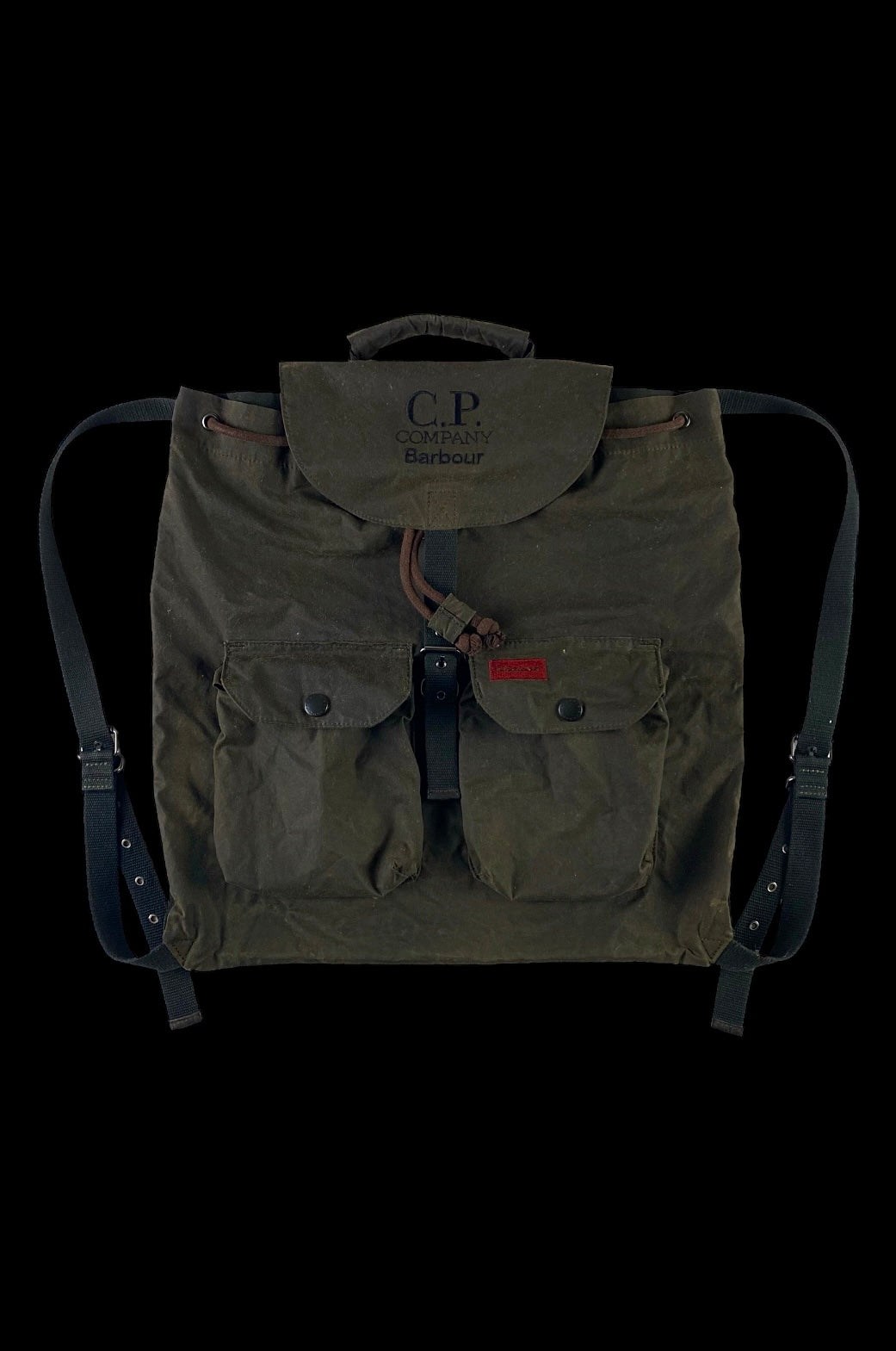 C.P. Company x Barbour Waxed Utility Backpack