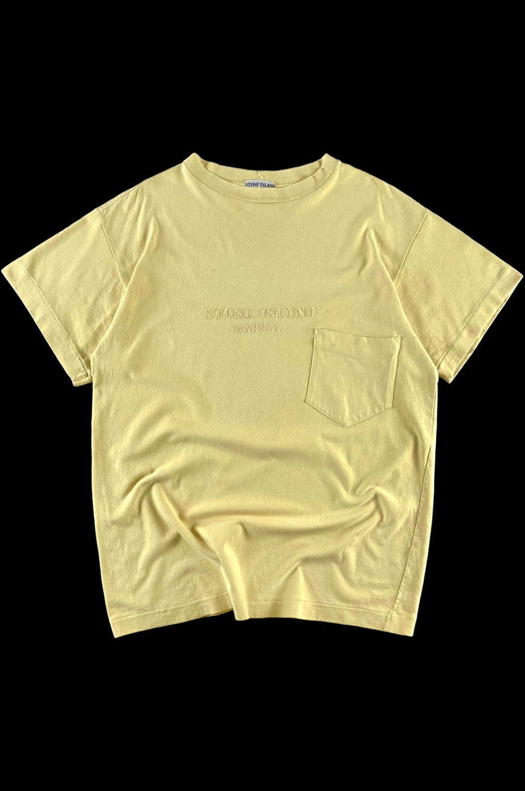 Stone Island 1980's Marina Embroidered T-Shirt [L]