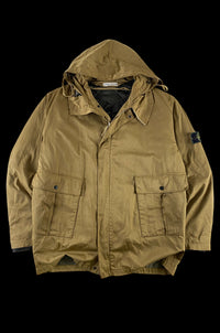 Stone Island 1990's Raso Gommato Hooded Jacket [XL]
