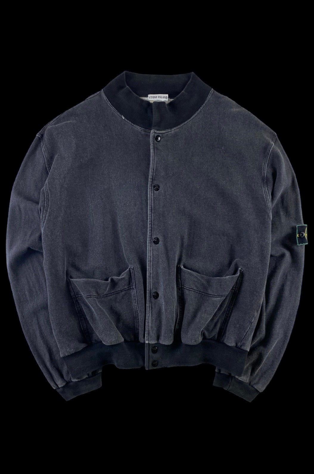 Stone Island 1980's Bomber Style Sweatshirt [XL]