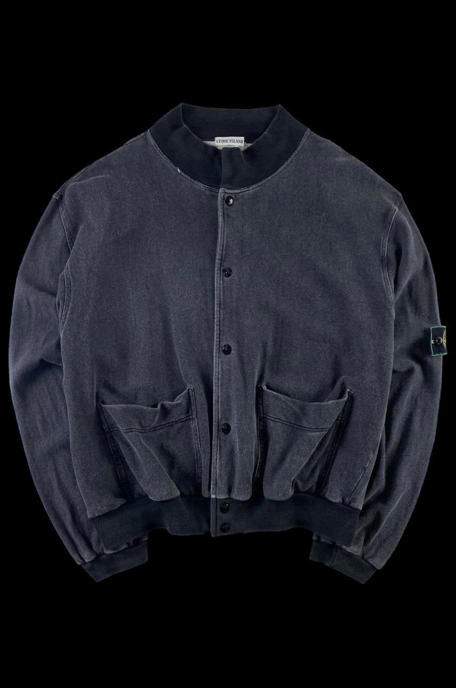 Stone Island 1980's Bomber Style Sweatshirt [XL]