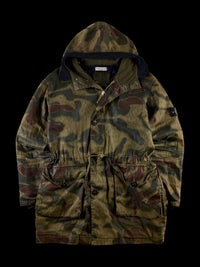 Stone Island 2007 Marsh Camo Hand Painted Parka Jacket [L]