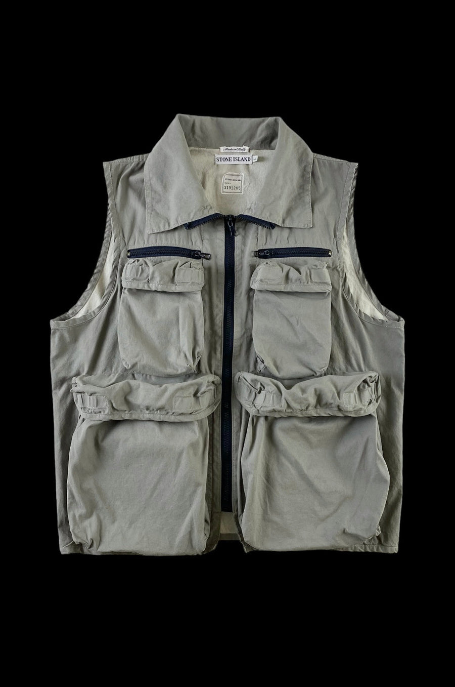 Stone Island 1995 Parachute Mulitpocket Gilet [L]