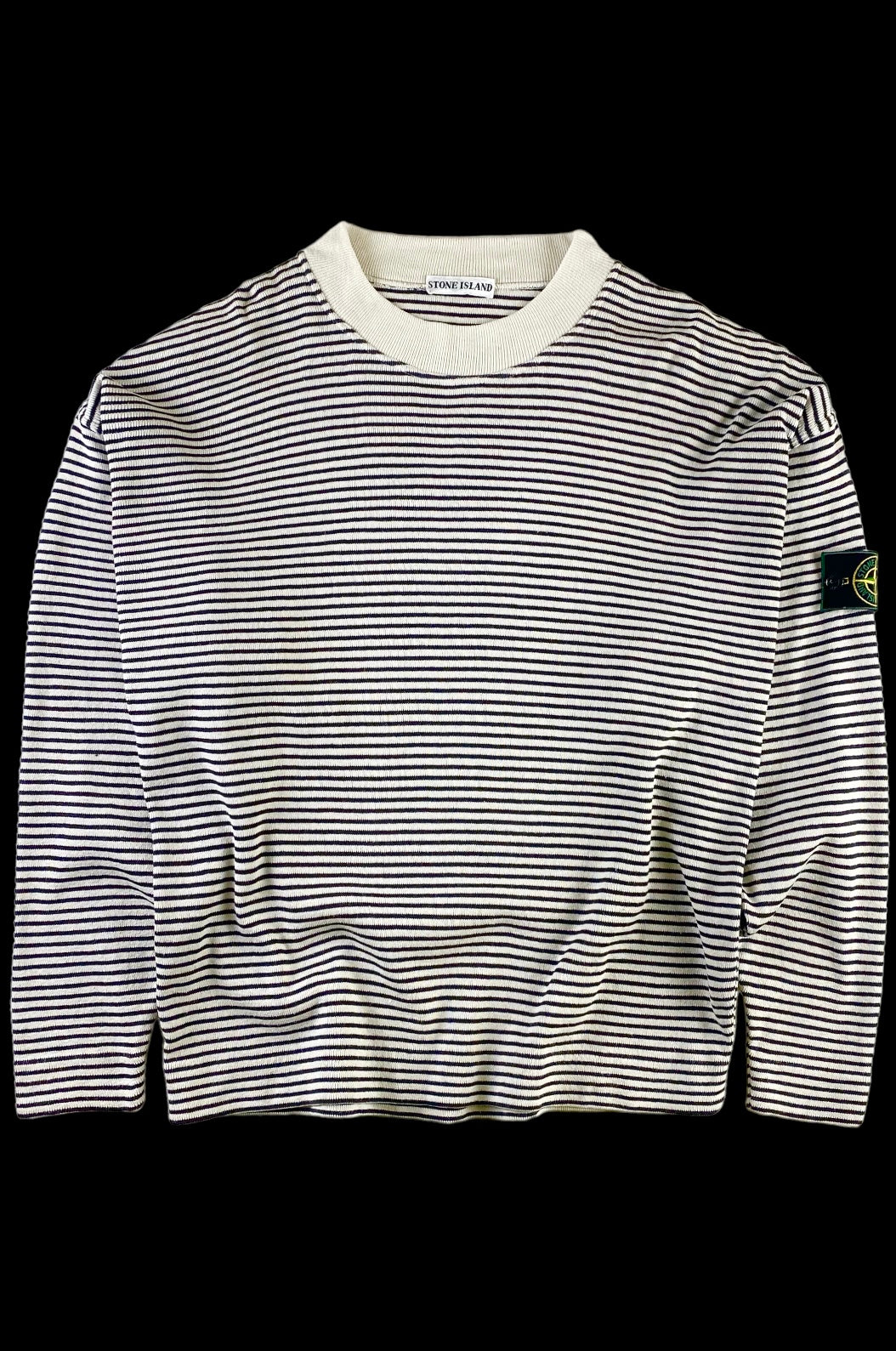 Stone Island 1980's Striped Sailing Sweatshirt [XL]