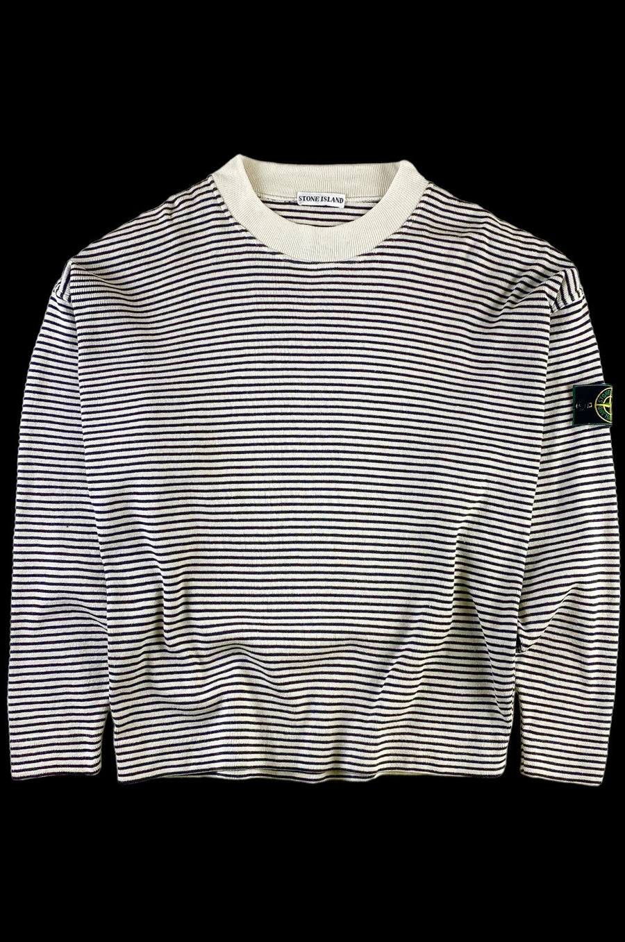 Stone Island 1980's Striped Sailing Sweatshirt [XL]