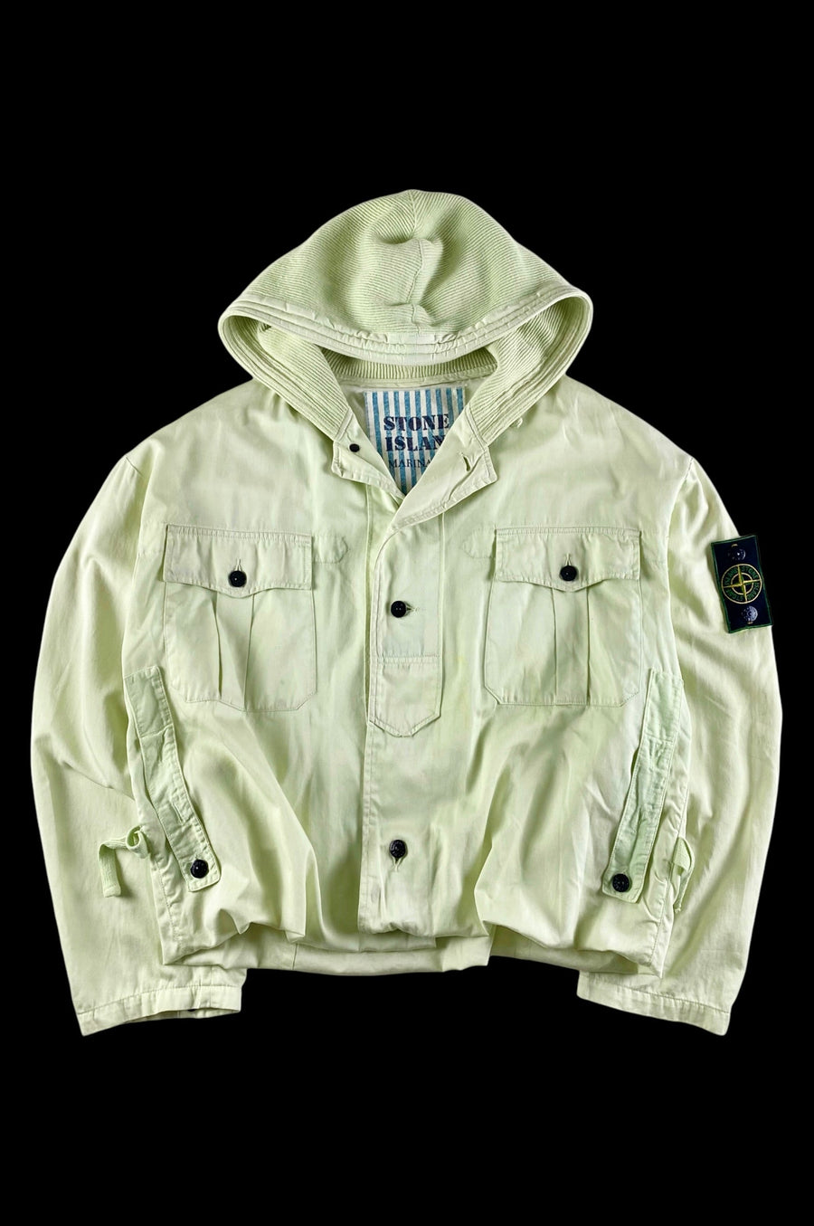 Stone Island 1985 Vertical Badge Marina Deck Jacket [L]