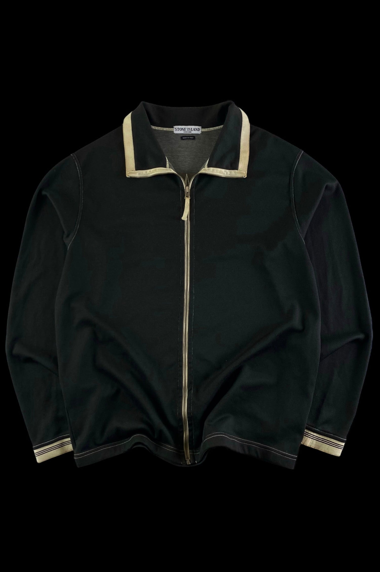 Stone Island 2005 Script Logo Zip Up Jacket [XL]