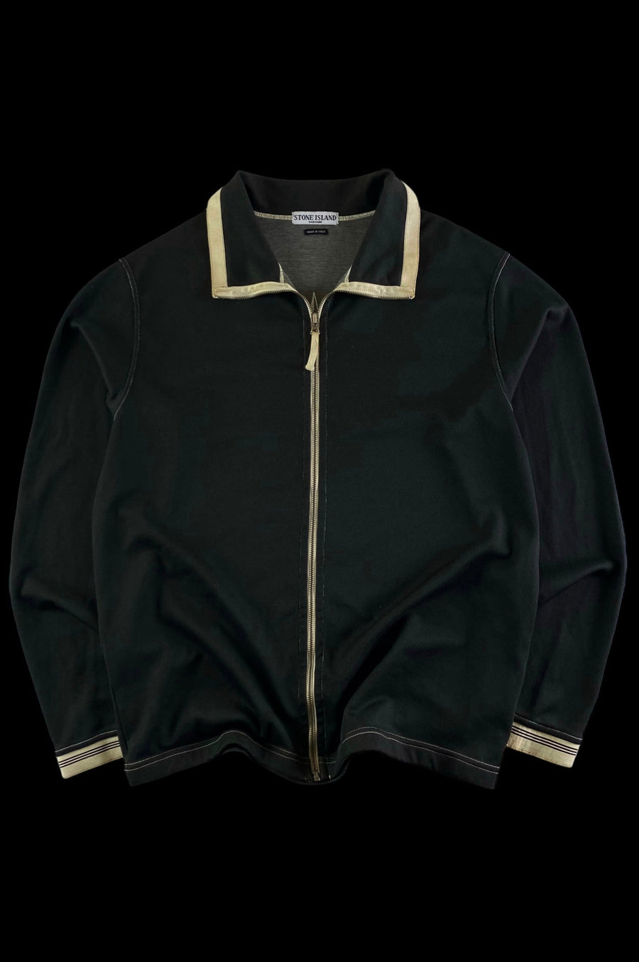 Stone Island 2005 Script Logo Zip Up Jacket [XL]