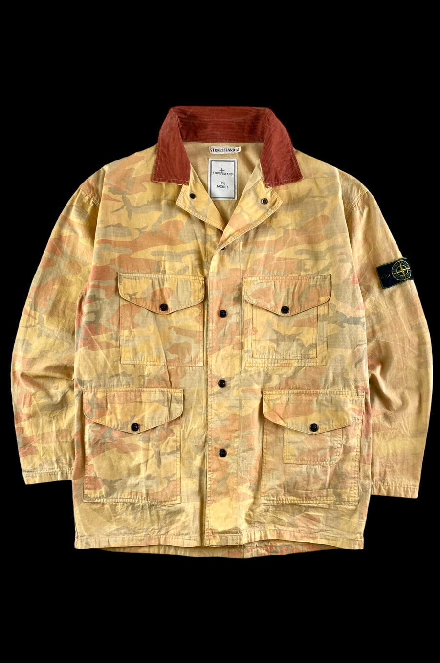 Stone Island 1989 SS Ice Camo Carpenter Jacket [XL]