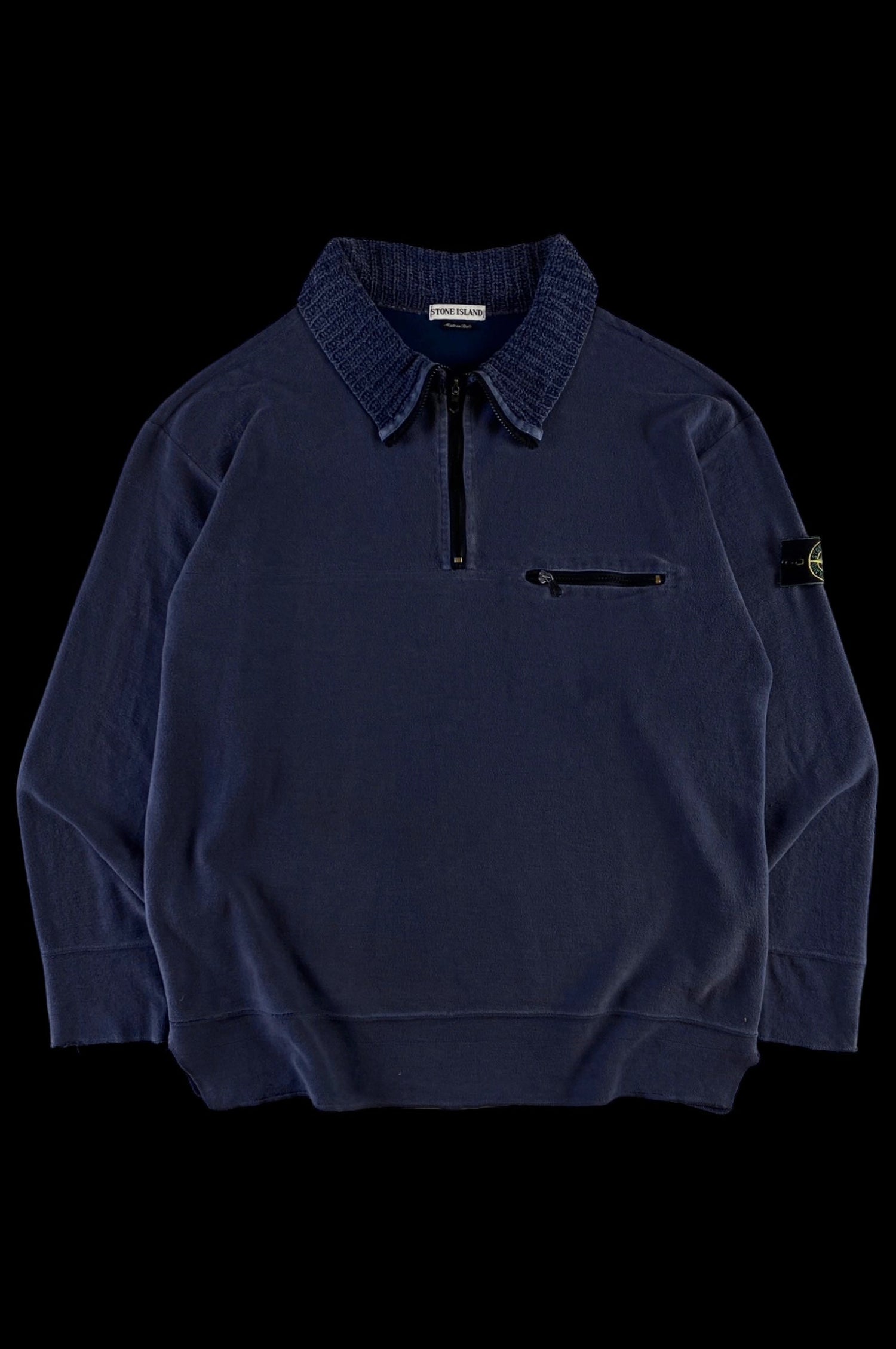 Stone Island 1995 1/4 Zip Pullover Fleece [XL]