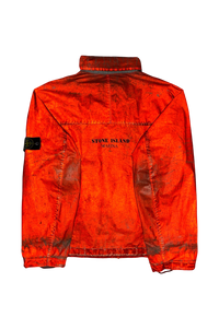 Stone Island 1990's Reflective Marina Spellout Jacket [L]