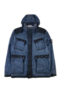 Stone Island 2010 Reverse Colour Process Raso Gommato Jacket [L]