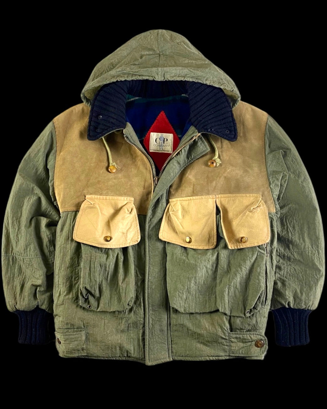 SUEDE NYLON Hunting Jacket