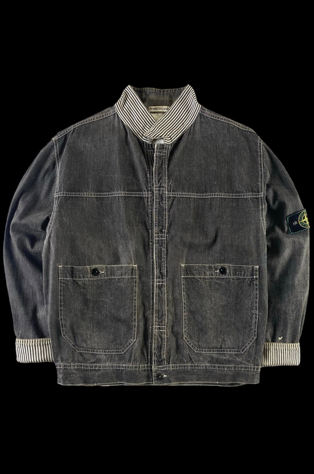 Stone Island 1986 Pigment Dyed Denim Carpenter Jacket [L]