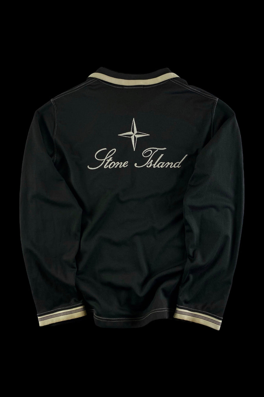 Stone Island 2005 Script Logo Zip Up Jacket [XL]