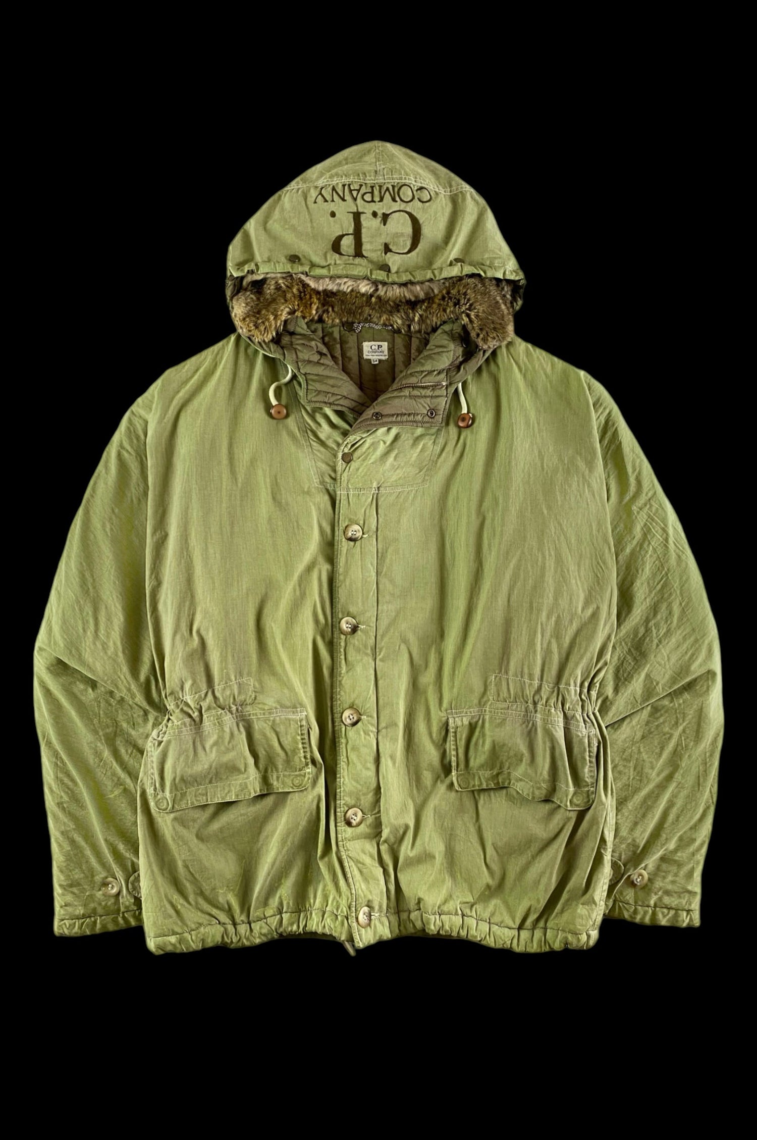 C.P. Company 1987 Fur Hooded Parka Jacket [54]