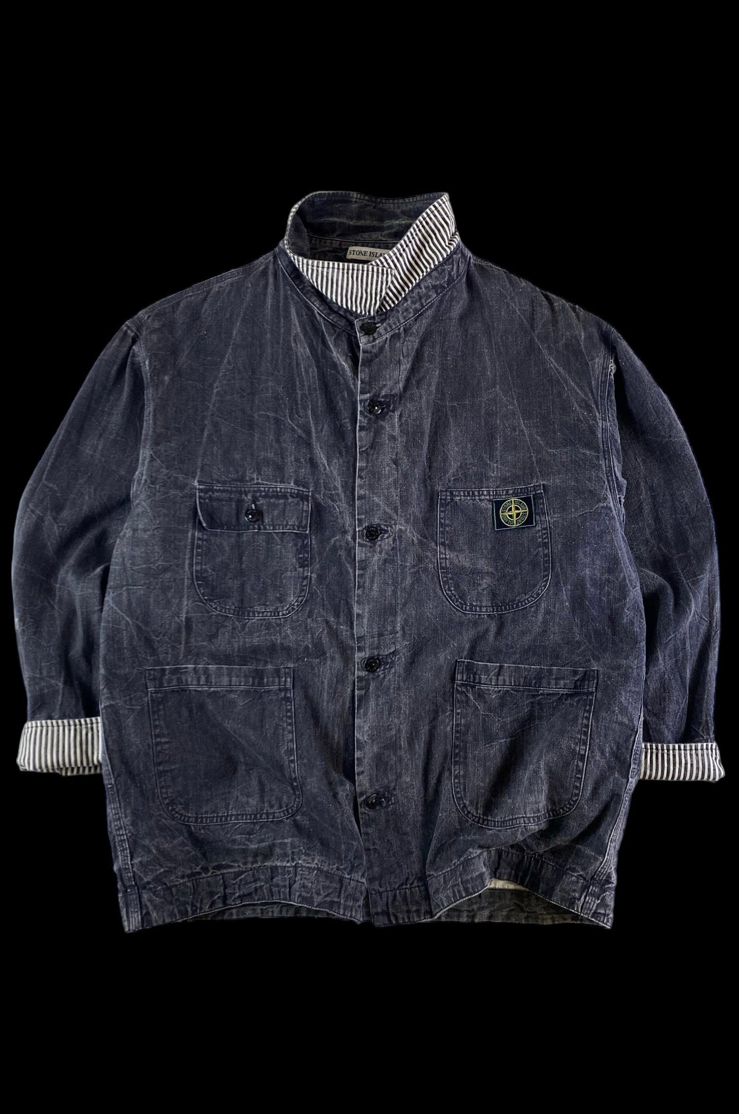 Stone Island 1986 AW Denim Pigment Carpenter Jacket [XL]