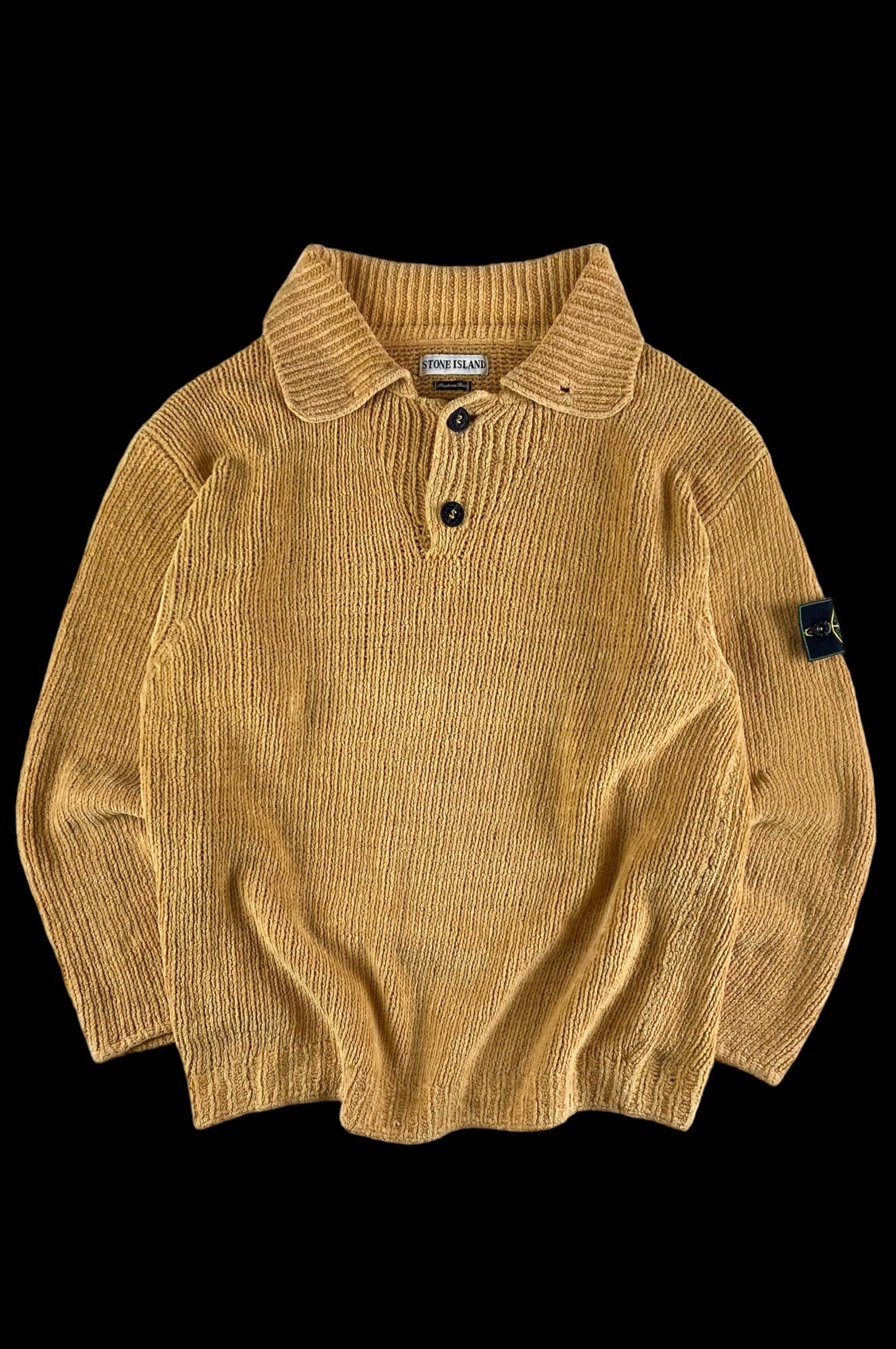 Stone Island 1996 AW Chenille Knitted Sweater [M]