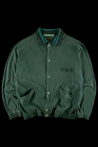 Boneville 1980's Chenille Logo Button Up Sweatshirt [M]