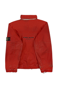 Stone Island 1990's Reflective Marina Spellout Jacket [L]