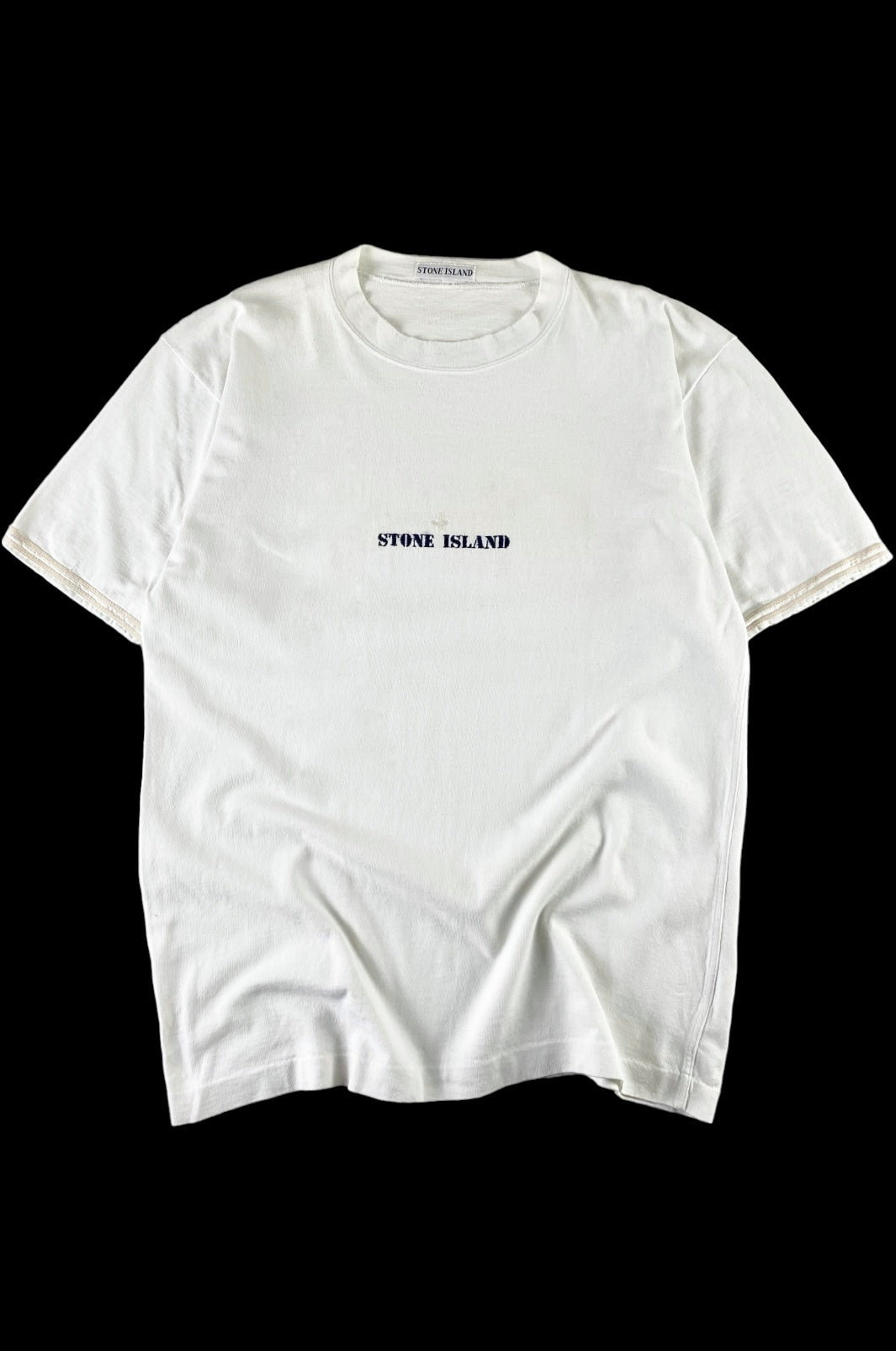 Stone Island 1980's Compass Logo T-Shirt [L]