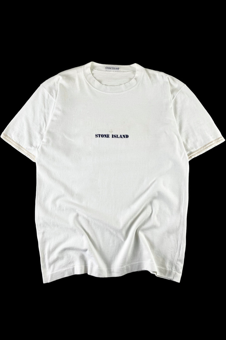 Stone Island 1980's Compass Logo T-Shirt [L]