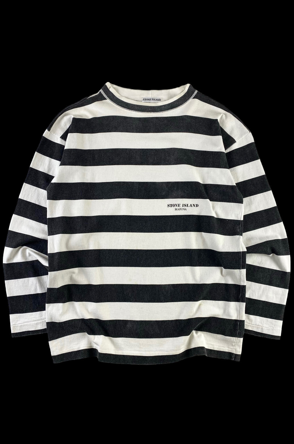 Stone Island 1980's Striped Breton Long Sleeve [M]