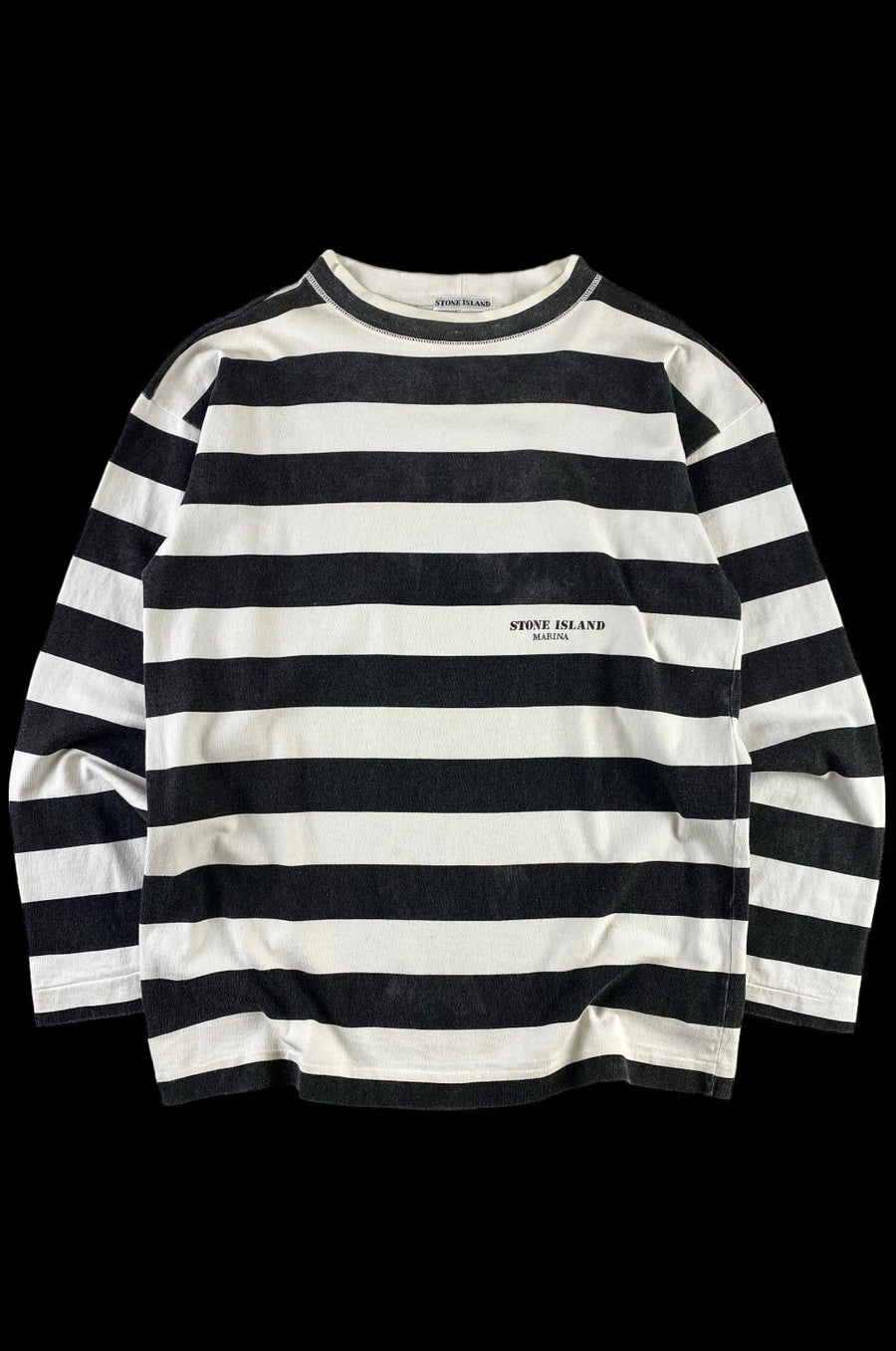 Stone Island 1980's Striped Breton Long Sleeve [M]