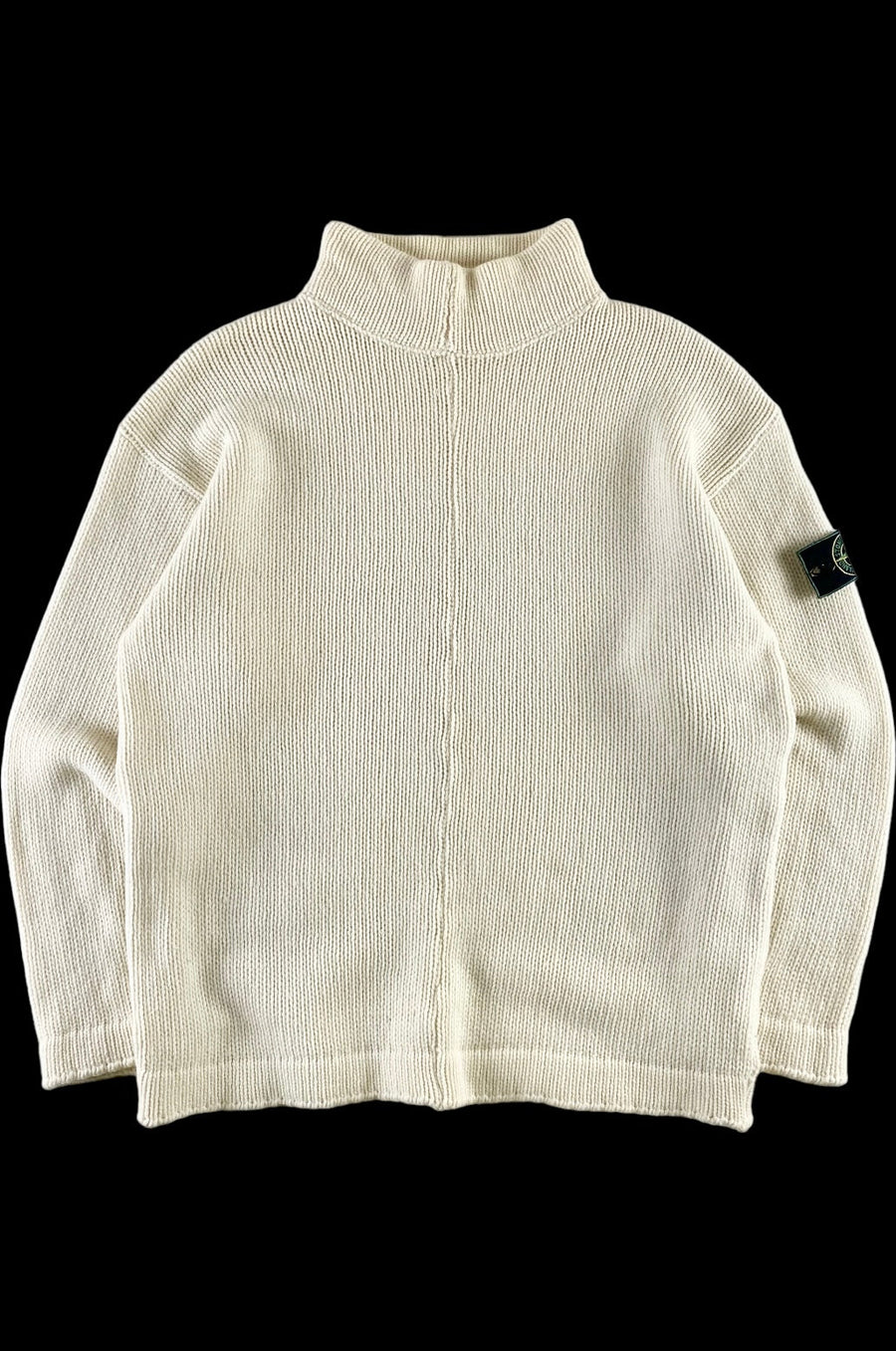 Stone Island 1995 Mock Neck Knitted Sweater [L]