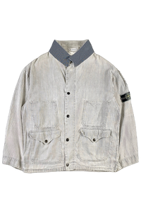 Stone Island 1986 Pigment Striped Carpenter Jacket [L]