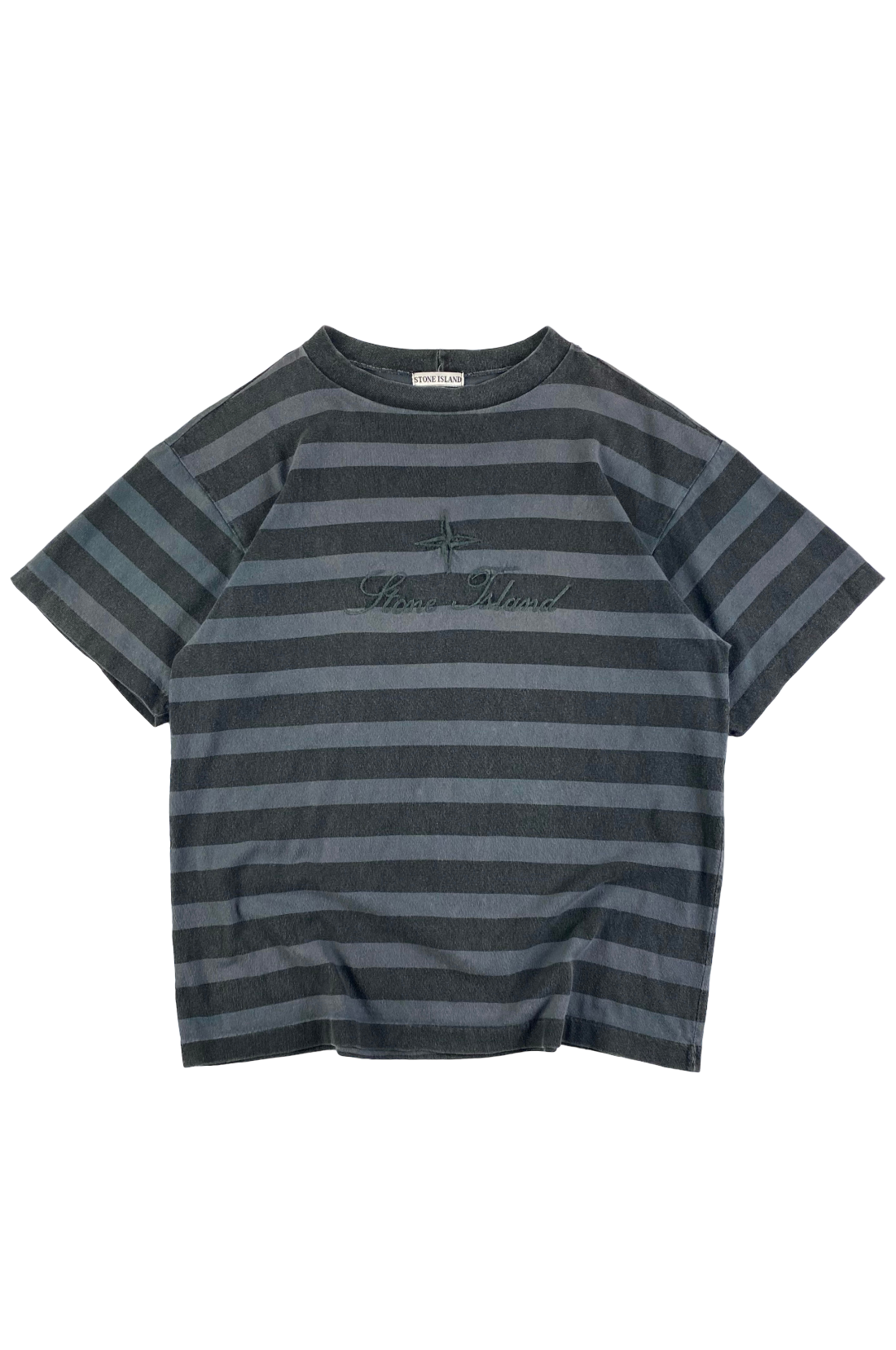 Stone Island 1980's Script Logo T-Shirt [L]