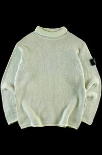 Stone Island 1990's Roll Neck Knitted Sweater [XL]